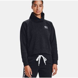 Under Armour Rival Fleece Wrap Neck Fleck‎ sweatshirt black / white small